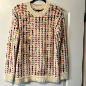 Staccato Rainbow Sweater NWT small